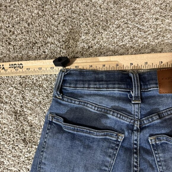 Lucky Brand Jeans Womens 26 Ankle Blue High Rise Bridgette Skinny Button Fly - Picture 13 of 14